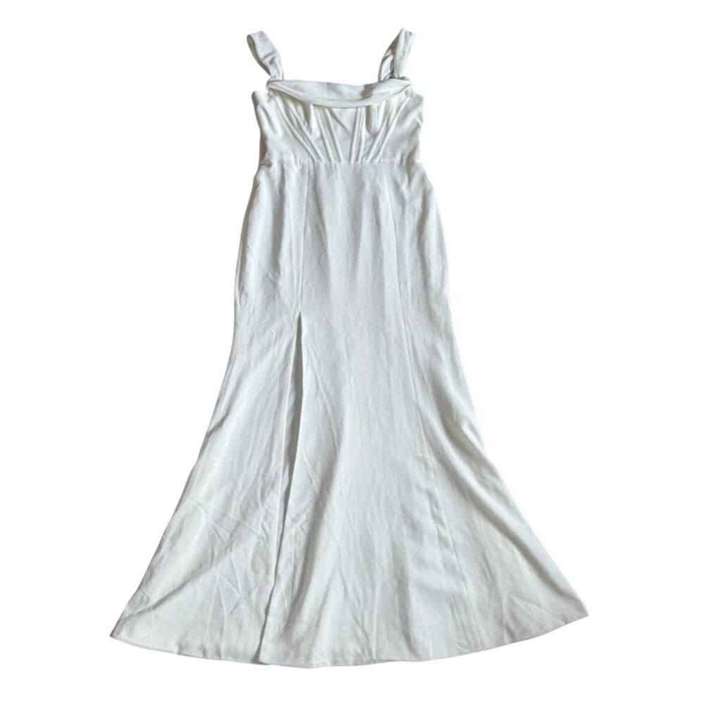 NWT Dress the Population White Maxi Dress XXL Elegant Formal Occasion Gown